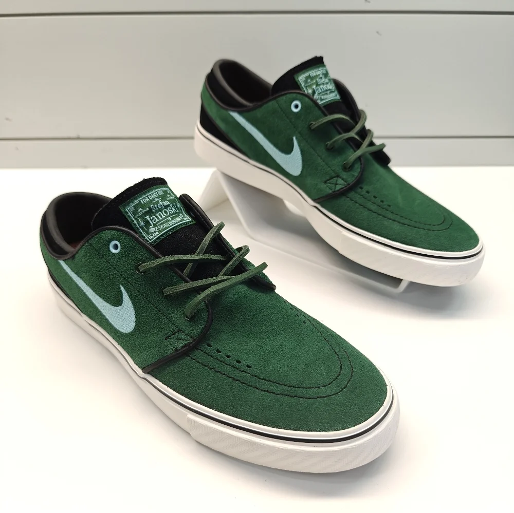 Nike Zoom Stefan Janoski + SB Gorge Green Casual Suede Sneakers size Men's 7